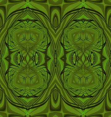 Sorunsuz elips desen zeytin yeşili