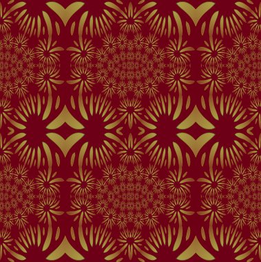 Sorunsuz çiçek süs eşyaları altın koyu kahverengi