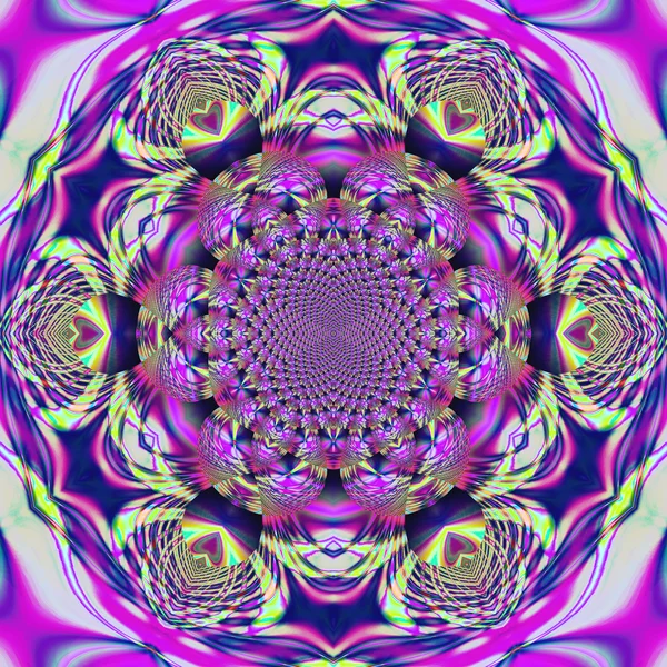 Άνευ ραφής floral στολίδι μοβ μοβ γκρι — Φωτογραφία Αρχείου