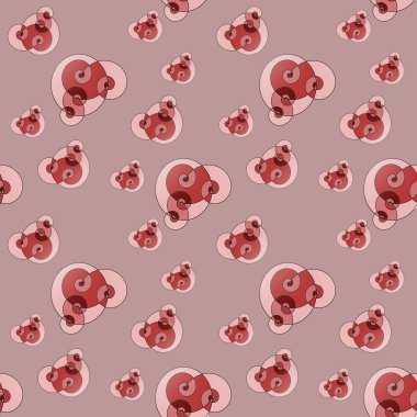 Sorunsuz sarmal model Pembe kırmızı kahverengi gri