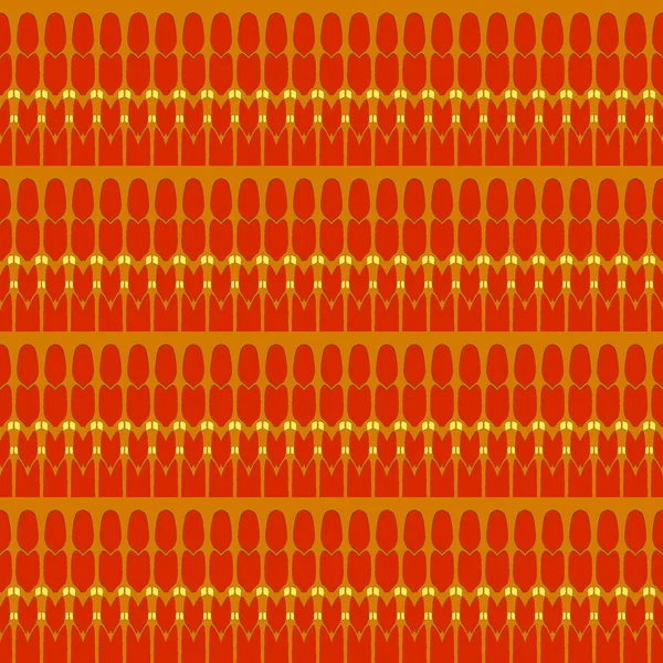 Naadloze ellipsen patroon bruin geel rood — Stockfoto