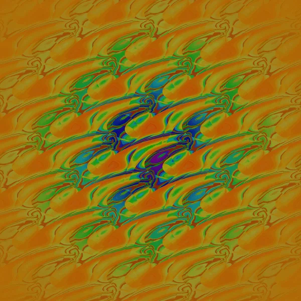 원활한 대각선 패턴 오렌지 그린 블루 — 스톡 사진