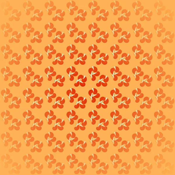 완벽 한 나선형 패턴 오렌지 민트 흐리게 — 스톡 사진