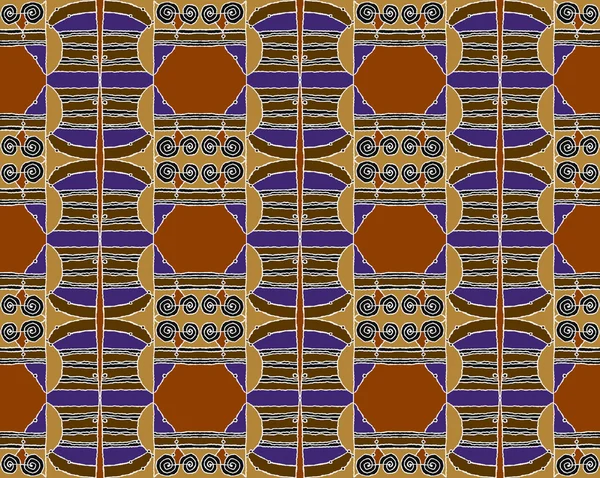 Patrón espiral sin costura marrón púrpura —  Fotos de Stock