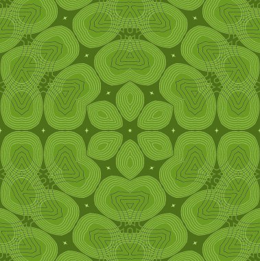 Sorunsuz süsleme yeşil tonları