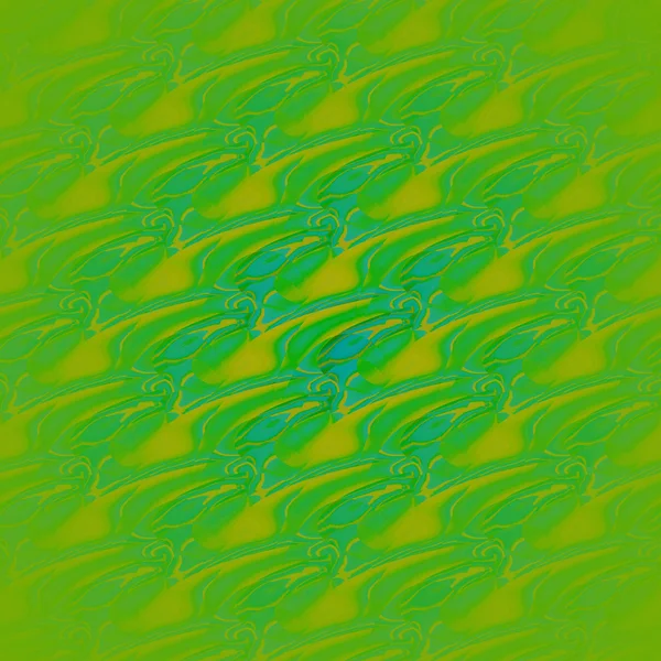 Padrão ondulado sem costura verde turquesa diagonalmente — Fotografia de Stock