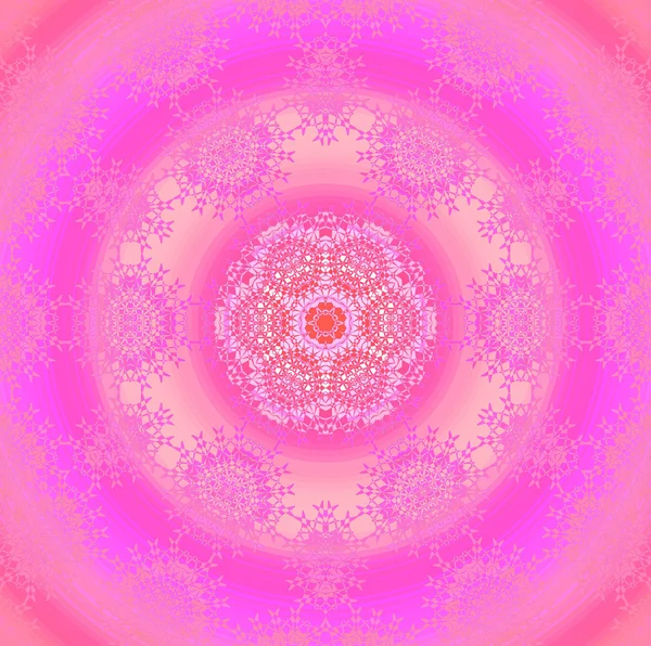Bezproblémové soustředného kruhu ozdoby s tkaničkami růžová fialová purpurová — Stock fotografie