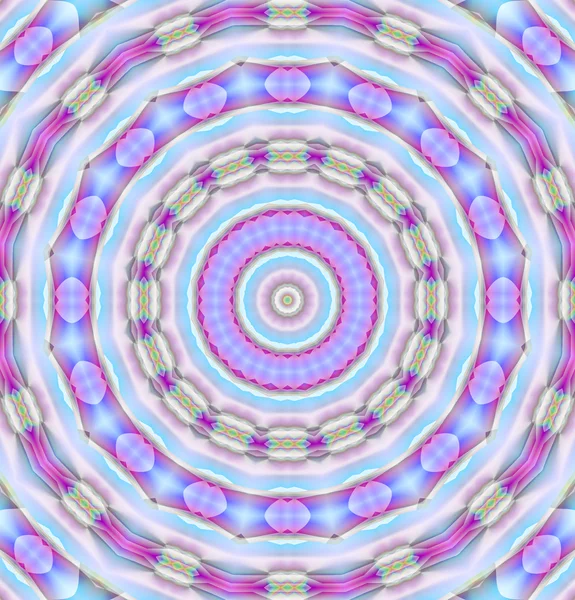 Seamless concentric circle ornament pink violet blue purple