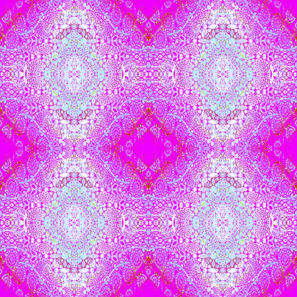 Seamless ornate diamond pattern purple blue — Φωτογραφία Αρχείου