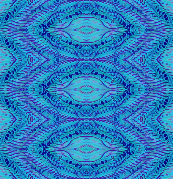 Naadloze ellipsen patroon turquoise blauw paars — Stockfoto