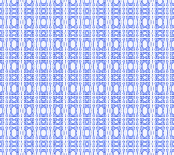 Seamless ellipses pattern white blue — 图库照片