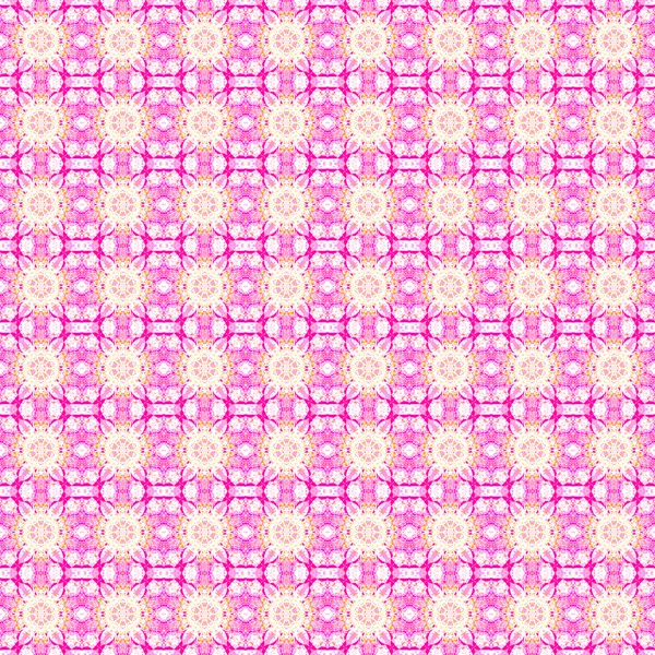 Sömlös blommönster rosa vit — Stockfoto