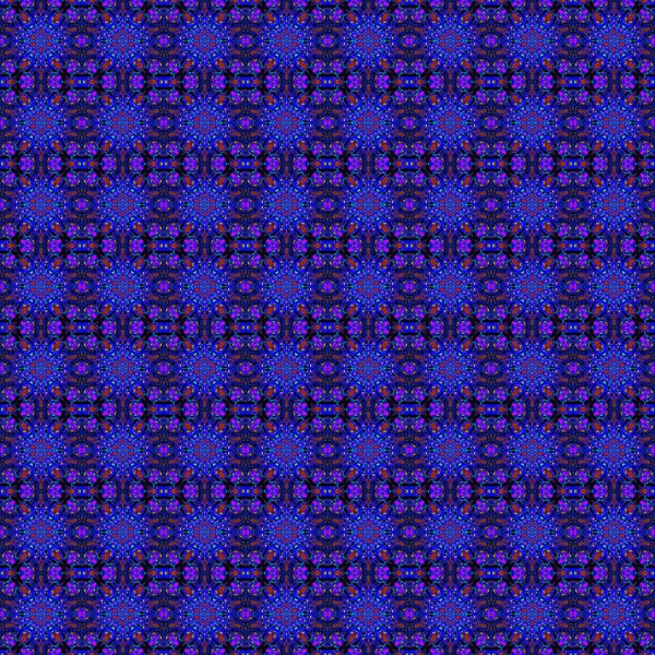 Naadloze cirkels patroon donker blauw paars — Stockfoto