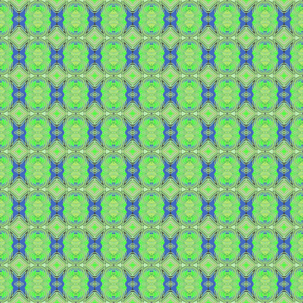 Бесшовные эллипсы и алмазный узор зеленого цвета
