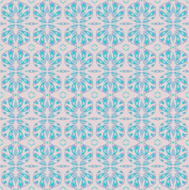 Sorunsuz elips turkuaz gri desen