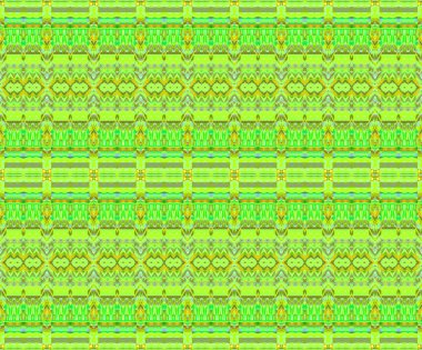 Seamless modeli yeşil turuncu