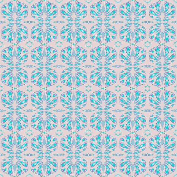 Seamless ellipses pattern turquoise gray