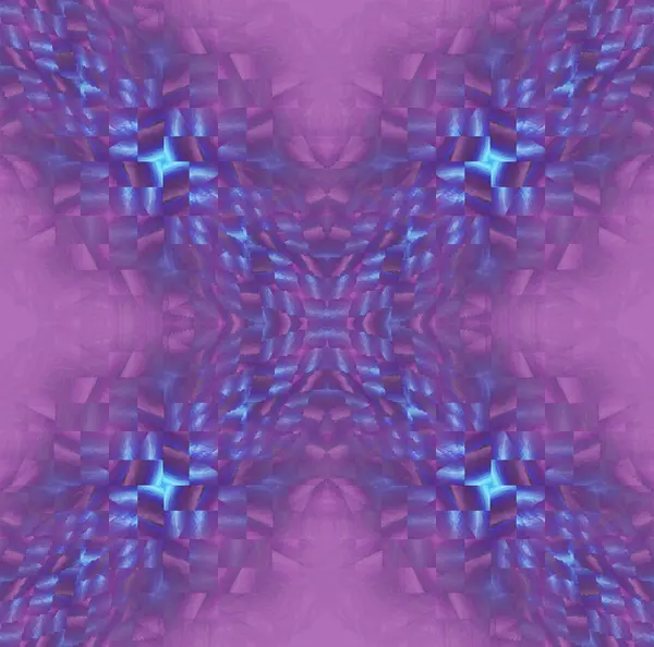 Безшовний діамантовий візерунок синій фіолетовий фіолетовий — стокове фото