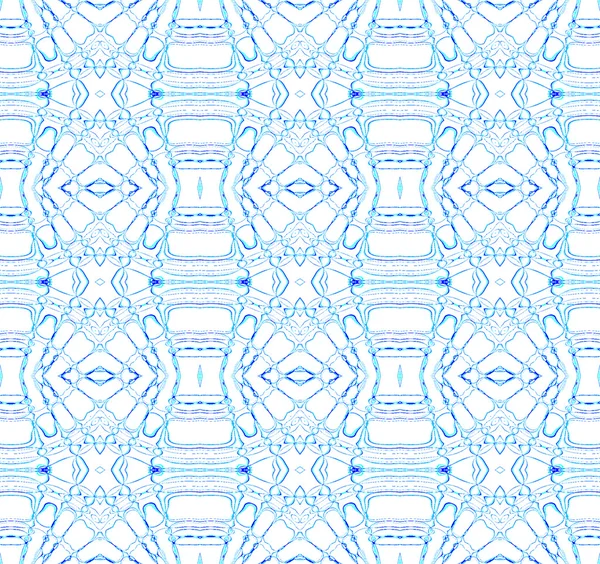 Seamless ornaments blue white — Stockfoto