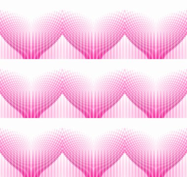 Seamless zigzag pattern pink violet white
