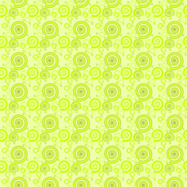 Seamless spiral pattern lime bright green