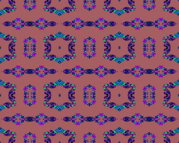 Ornamentos sem costura azul violeta roxo — Fotografia de Stock