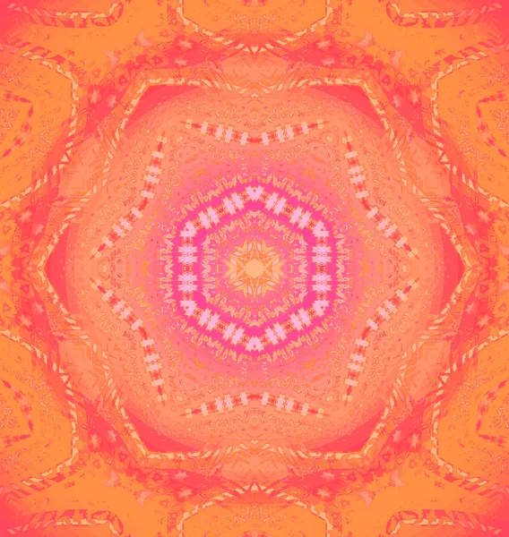 Seamless floral pattern orange — Stock Photo, Image