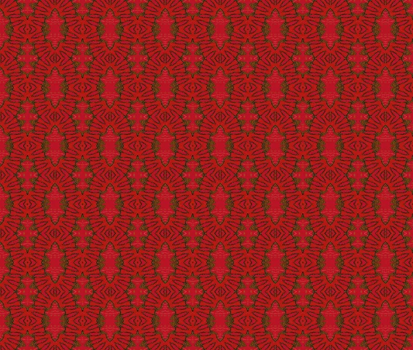 Безшовні еліпси візерунок червоний — стокове фото