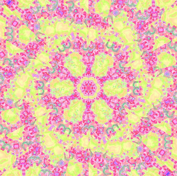완벽 한 나선형 패턴 핑크 바이올렛 퍼플 옐로우 — 스톡 사진