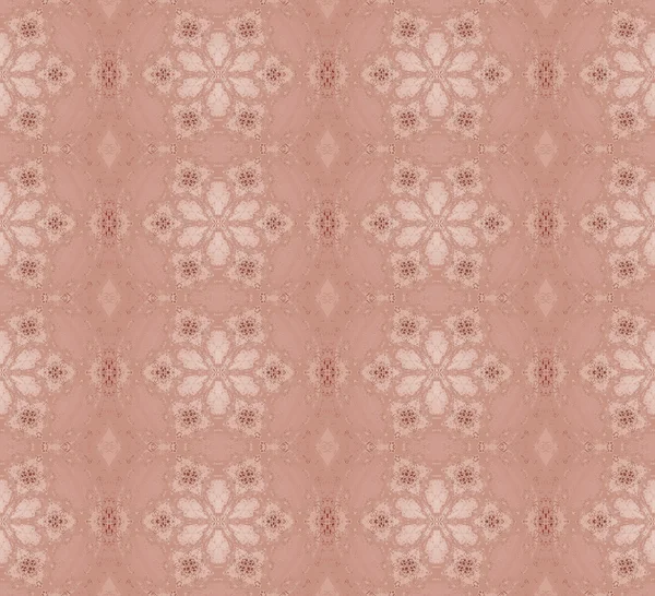 Naadloze bloemmotief roze bruin — Stockfoto