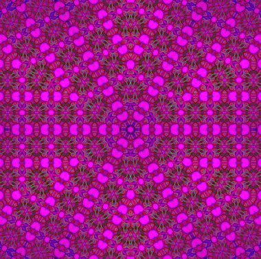 Dikişsiz yıldız desen menekşe mor yeşil