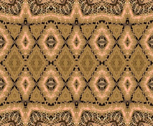 Seamless diamond pattern brown pink — Stockfoto