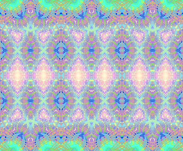 Seamless diamond pattern purple, pink blue green — Stock Fotó