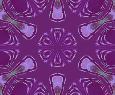 Sorunsuz çiçek desenli mor yeşil