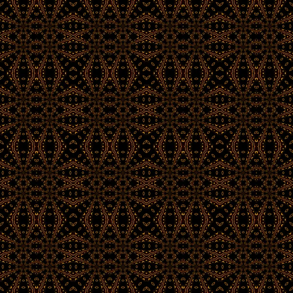 Seamless diamond pattern dark brown orange black — Stockfoto