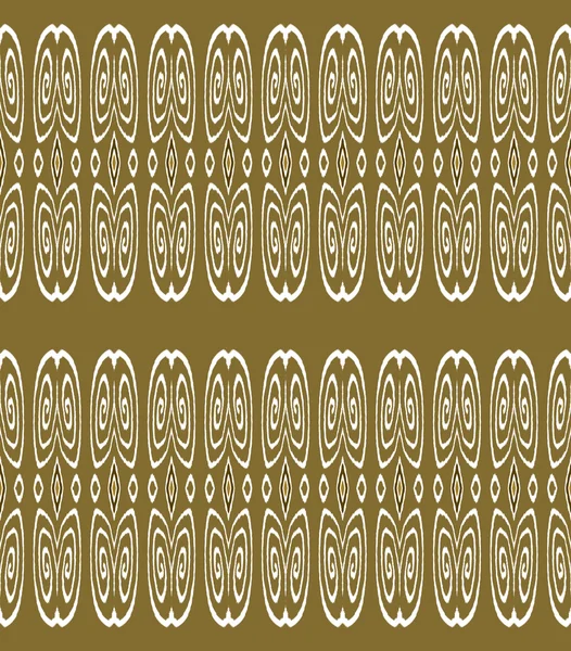 Sömlös spiral mönster gyllene brun vit — Stockfoto