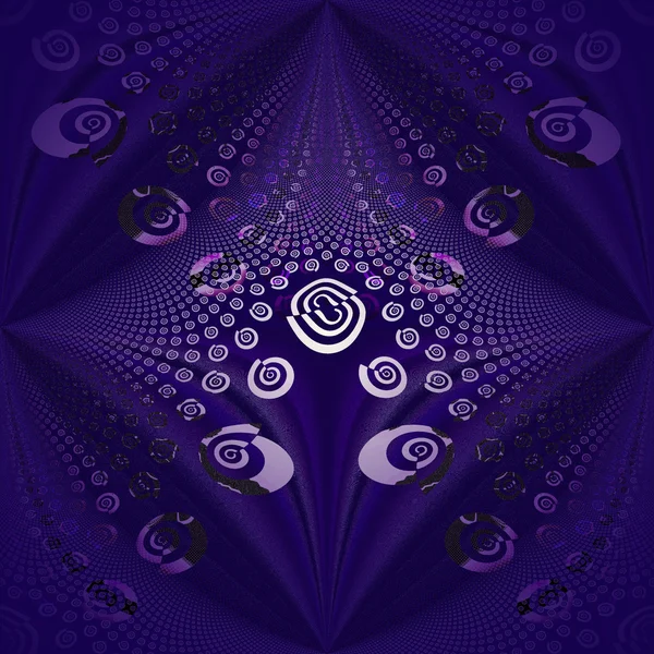 Seamless spiral pattern purple white black — Stock fotografie