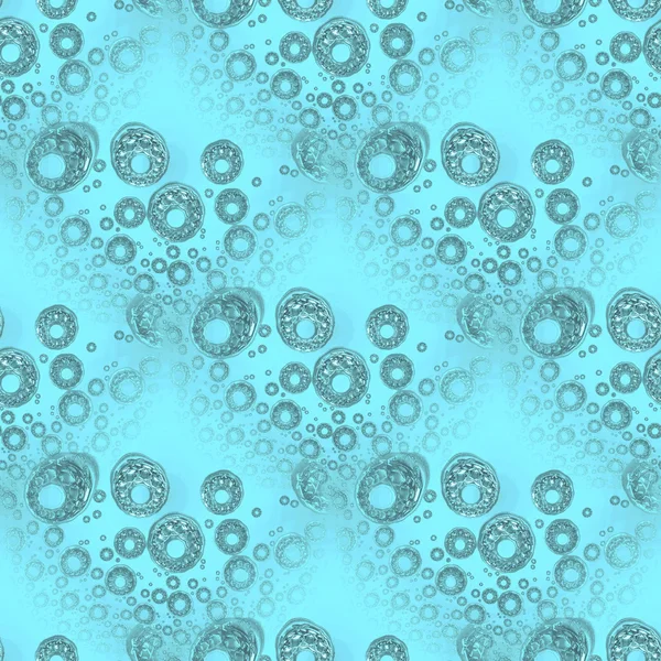 Seamless circles and diamond pattern silver gray turquoise blue — Stock Photo, Image