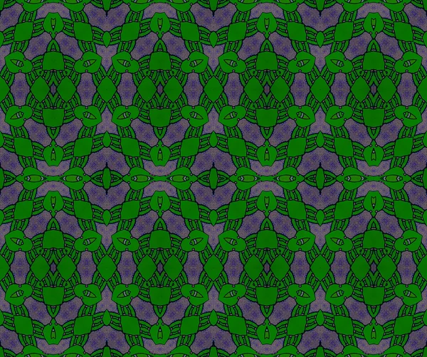 Seamless diamond pattern green violet purple