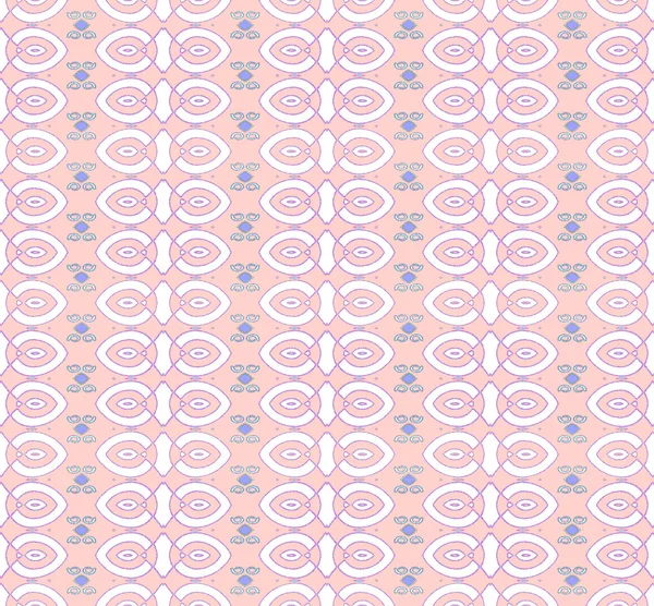 Seamless ellipses and diamond pattern pink white purple