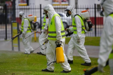 Çalışanların Aedes aegypti sivrisinek için dezenfekte