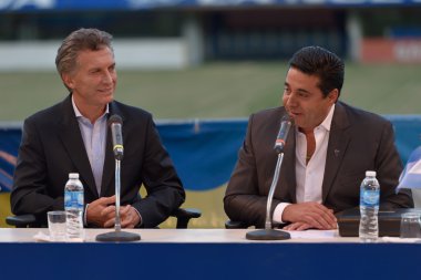 Arjantin Mauricio Macri yeni seçilen Cumhurbaşkanı onuruna tören