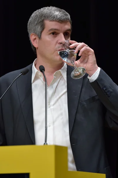 Marcos Pena en rueda de prensa — Foto de Stock