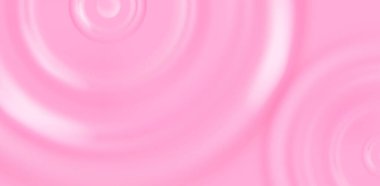 Pembe yoğurt dalgası, çilekli süt sıçraması ve kremalı girdap. Sütlü kozmetik ya da süt ürünleri için dalga etkisi desenli 3 boyutlu meyve kremi. Yoğurt pudingi reklam vektörü.