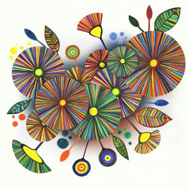 Yuvarlak öğeleri kompozisyon 2