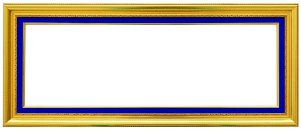 Золота вінтажна рамка ізольована на білому. Золота рамка Луїзи абстрактний дизайн . — стокове фото
