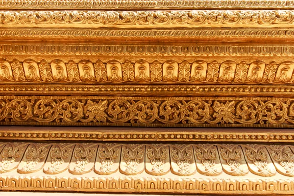 Myanmar stucco arts, traditional arts and crafts in Shwe Maw Daw temple.