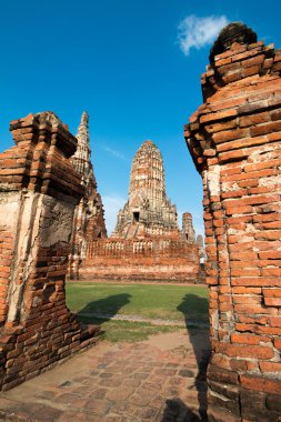 Pagoda Of Wat Chaiwatthanaram the temple in Ayutthaya, Thailand
