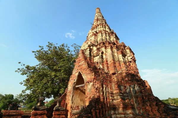 Pagoda Of Wat Chaiwatthanaram the temple in Ayutthaya, Thailand — Stock fotografie