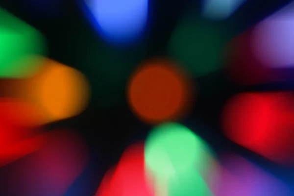 Abstract festive background with photo realistic bokeh defocused lights — Stock Photo, Image